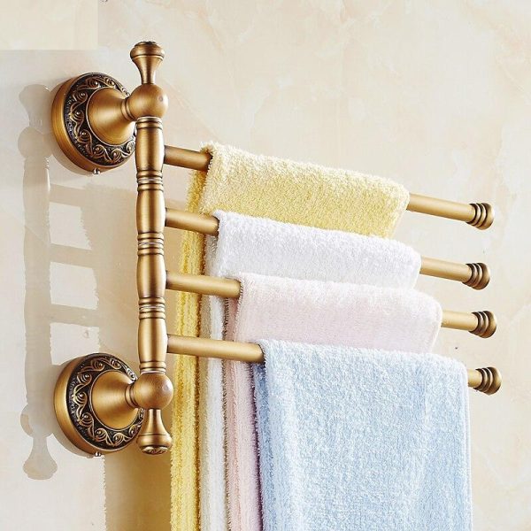 Porte Serviette Or élégant