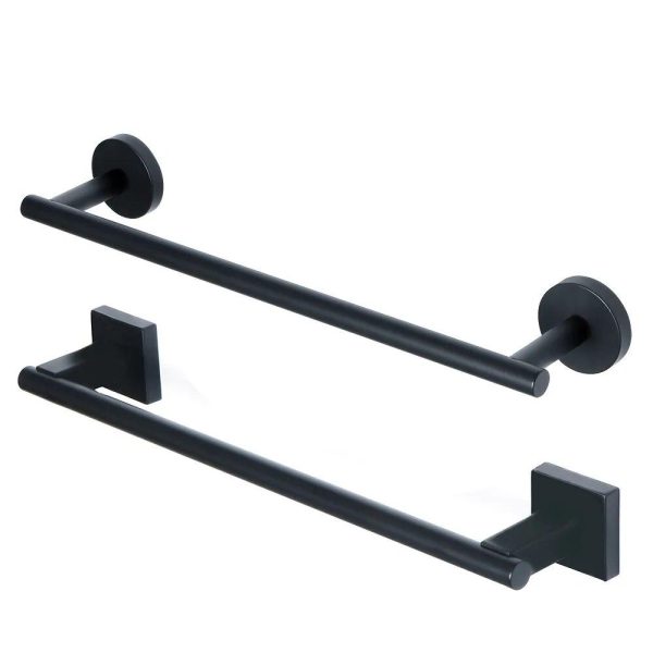 Porte Serviette 40 cm noir