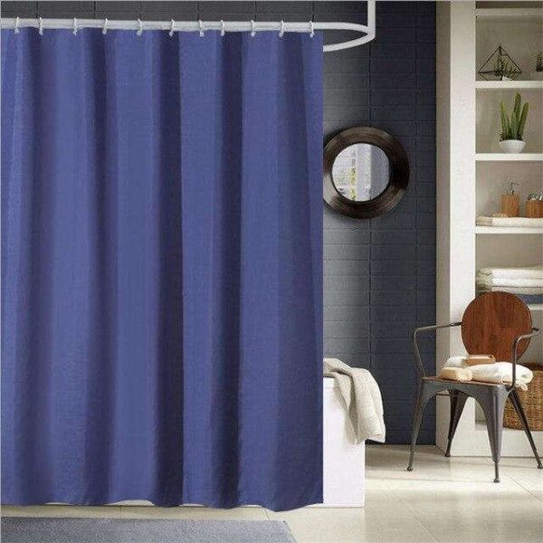 rideau de douche bleu élégant