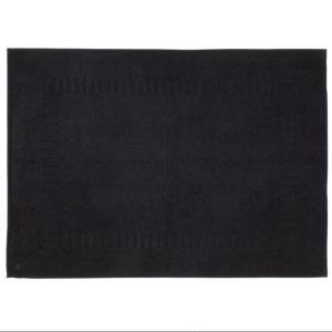 tapis de bain coton noir