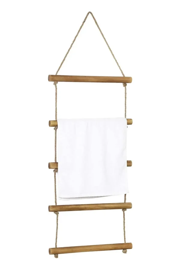 porte serviette échelle bois