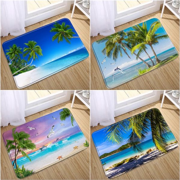 tapis de bain tropical