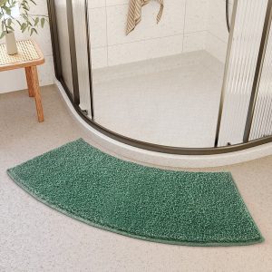 tapis de bain courbé