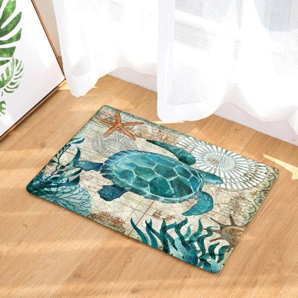 tapis de bain tortue