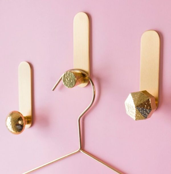 patère laiton style nordique