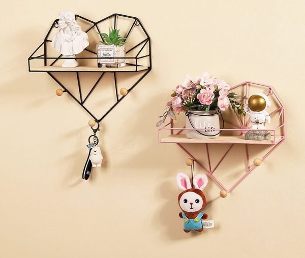 portemanteau mural avec étagère noir