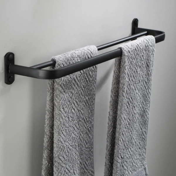 porte serviette élégant noir