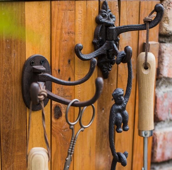 portemanteau mural fer forgé