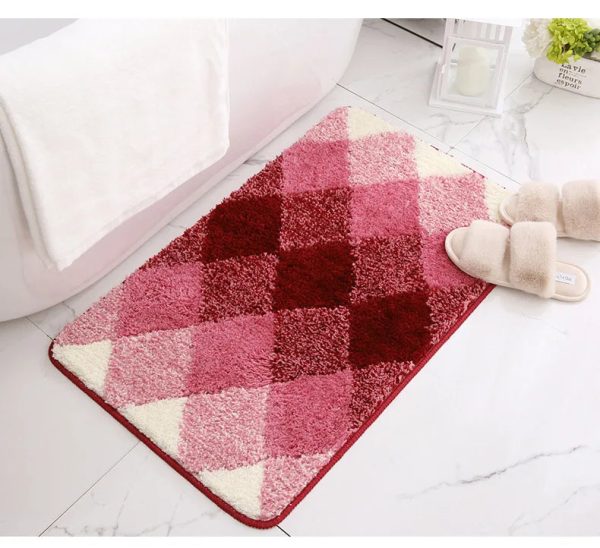tapis salle de bain coloré