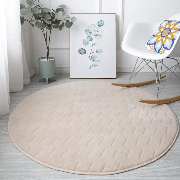tapis salle de bain rond