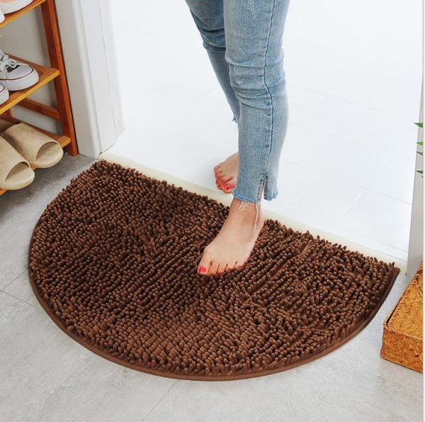 tapis salle de bain demi cercle