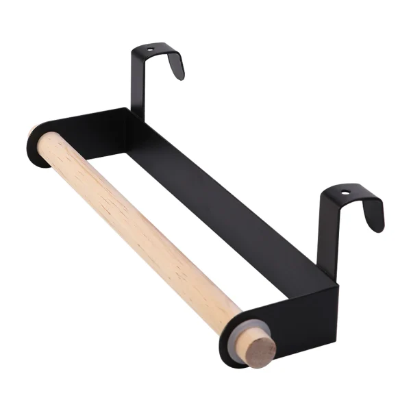 Porte Serviette Paroi de Douche noir