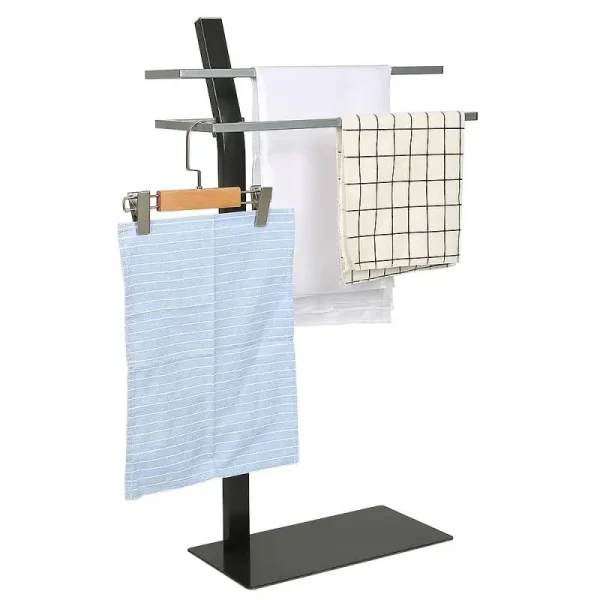 porte serviette noir