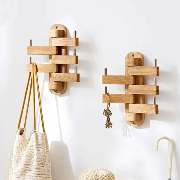 patère bois salle de bain