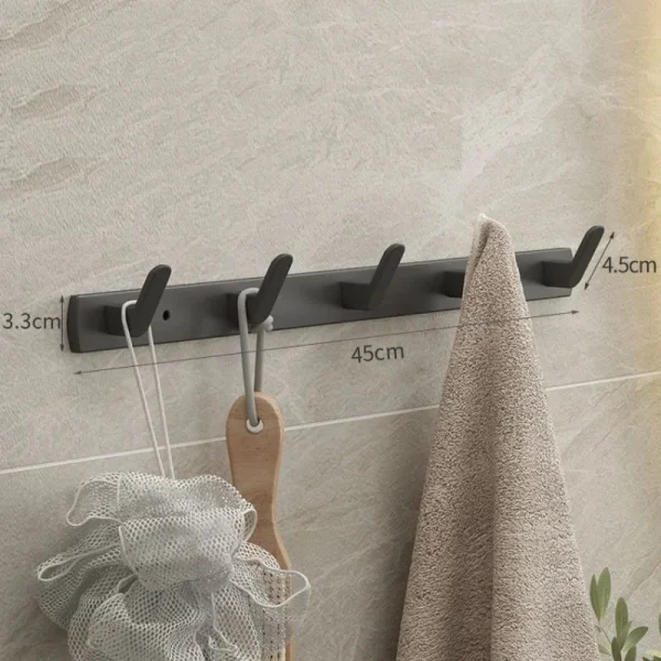 patère salle de bains métal