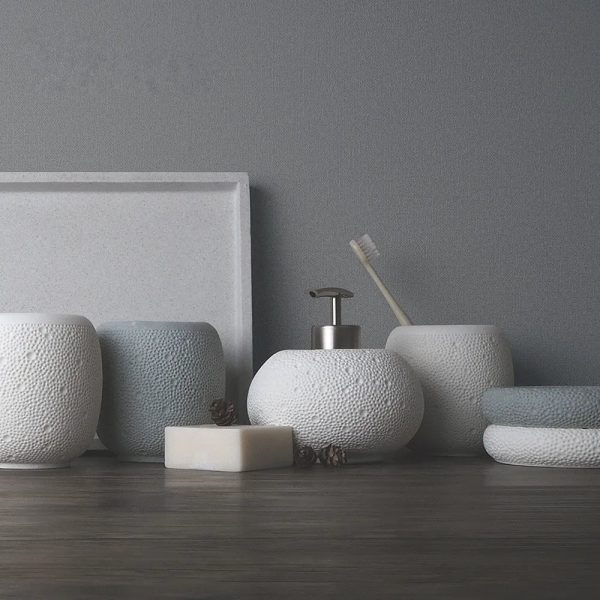 ensemble de céramique pour salle de bain