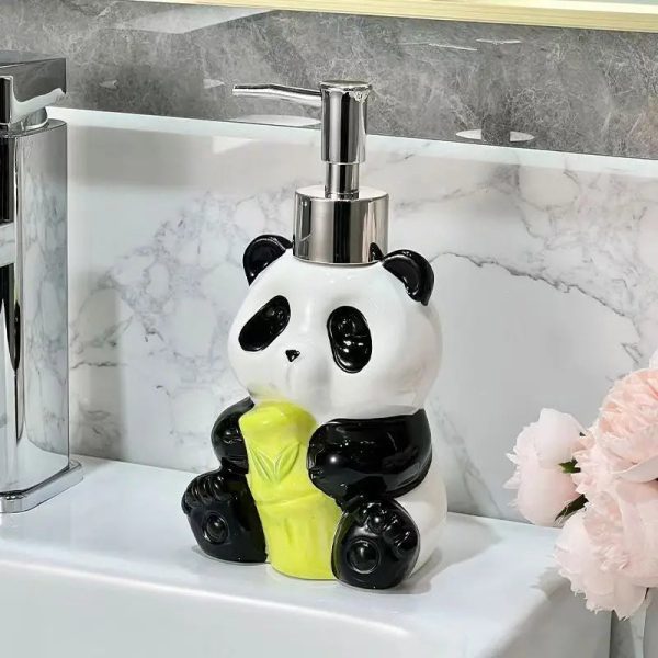 bouteille de lotion céramique panda