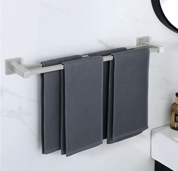 porte serviette inox