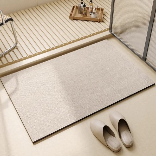 tapis de bain diatomite salle de bain