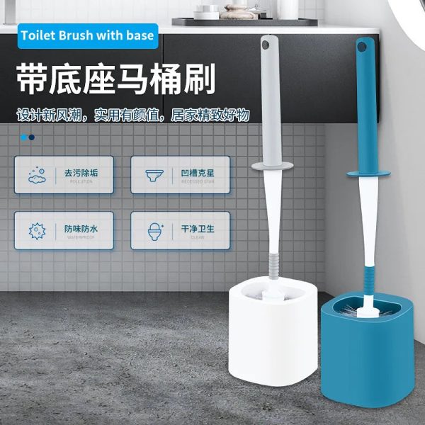 brosse pour toilettes à poils souples