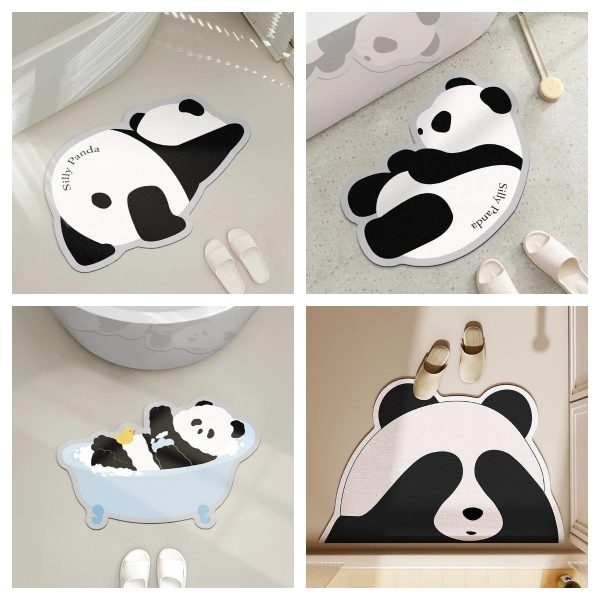 tapis de bain panda