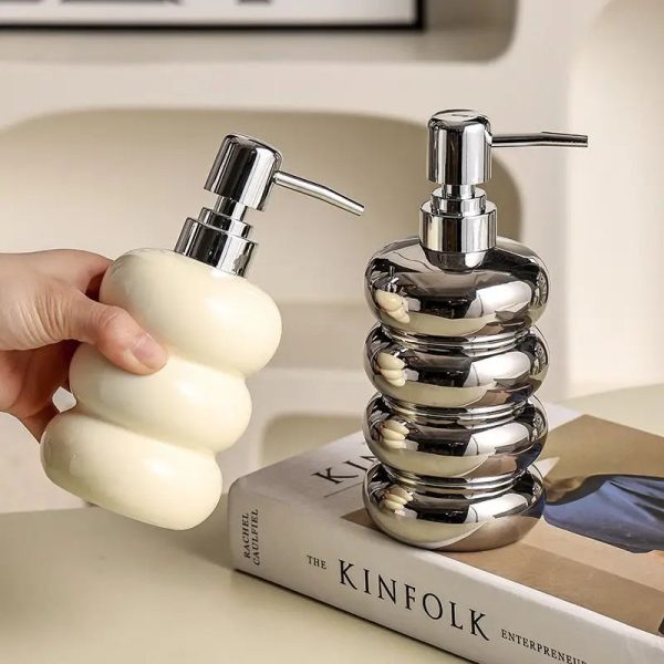 bouteille céramique savon