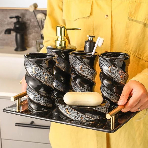 bouteille de rinçage en céramique