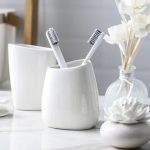 brosse de toilette en céramique