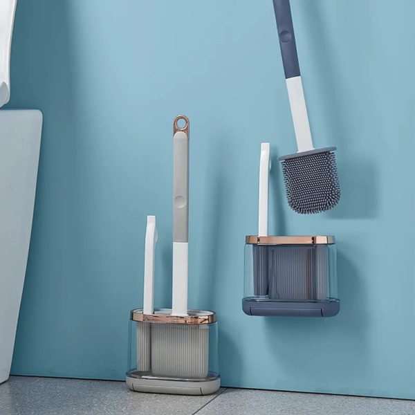 brosse de toilette murale