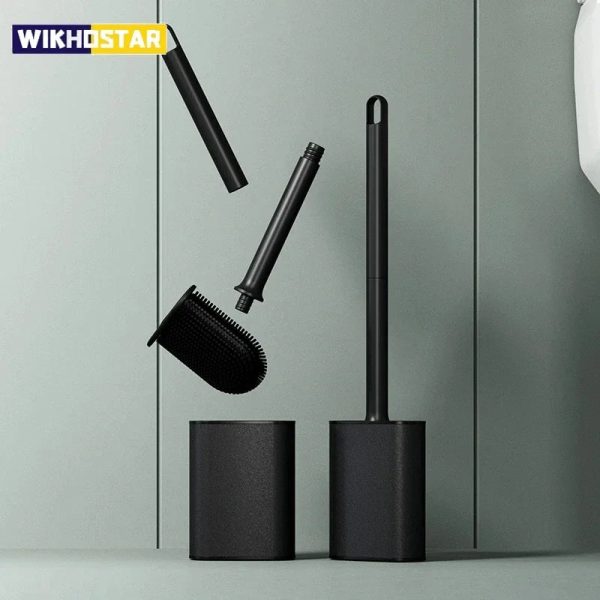 brosse toilette luxe métal plastique