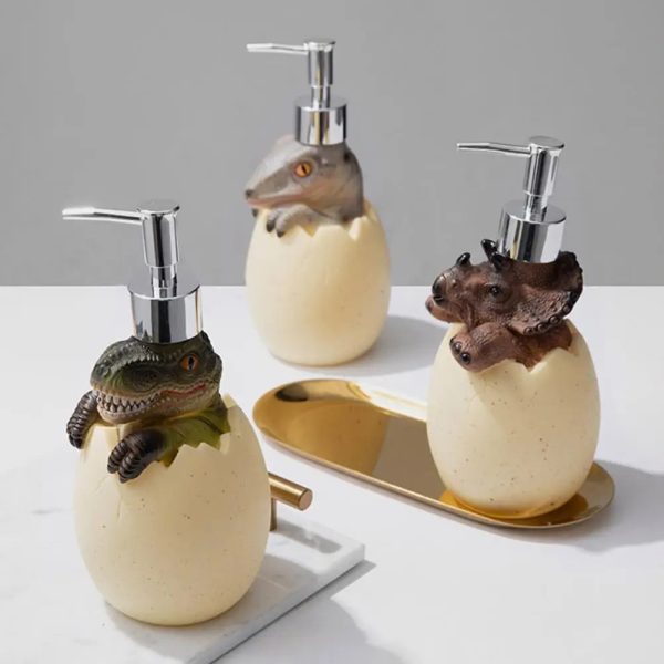 distributeur de savon dinosaure