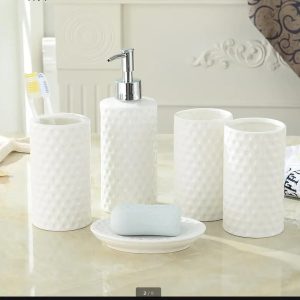 ensemble de toilette en céramique
