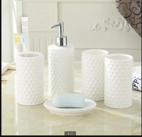 ensemble de toilette en céramique