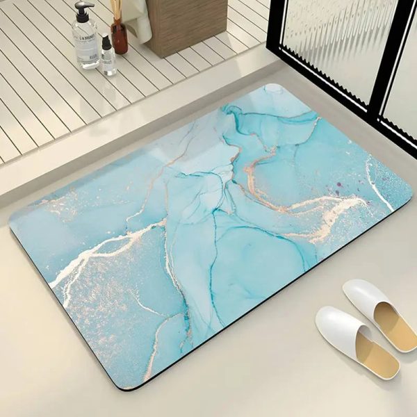 tapis de bain pastel