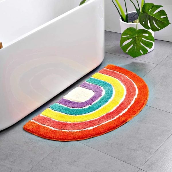 tapis de bain arc en ciel