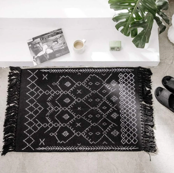 grande taille tapis de bain coton