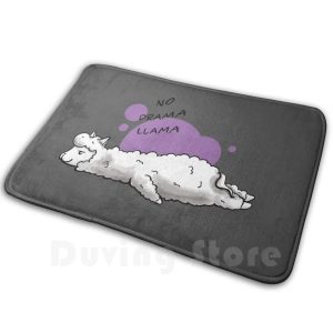 tapis de bain lama coloré