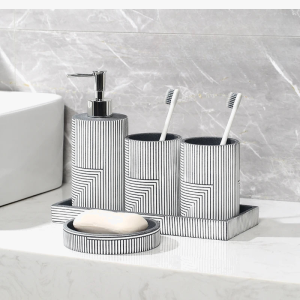 accessoires de salle de bain luxe