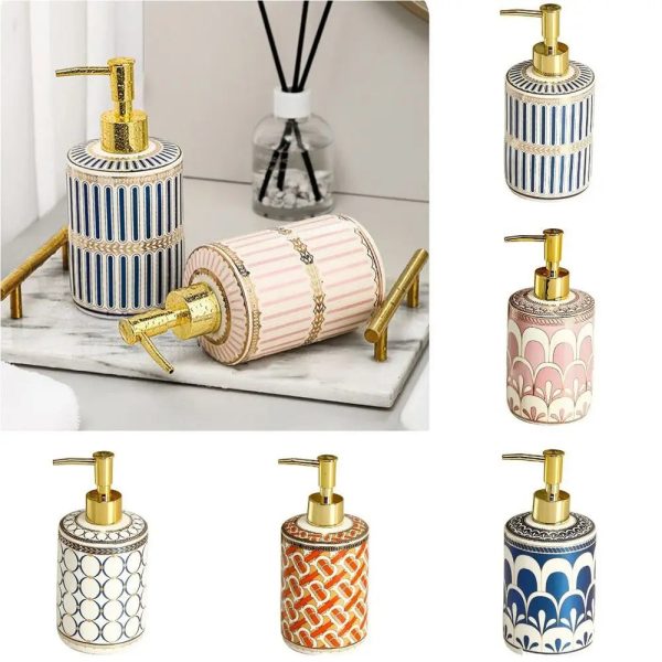 distributeur de savon en céramique luxe