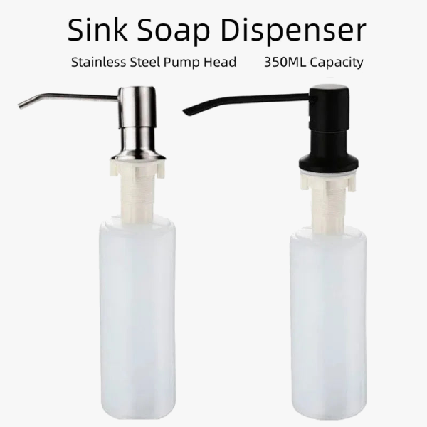 distributeur de savon en acier