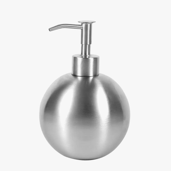 distributeur savon pompe acier inoxydable