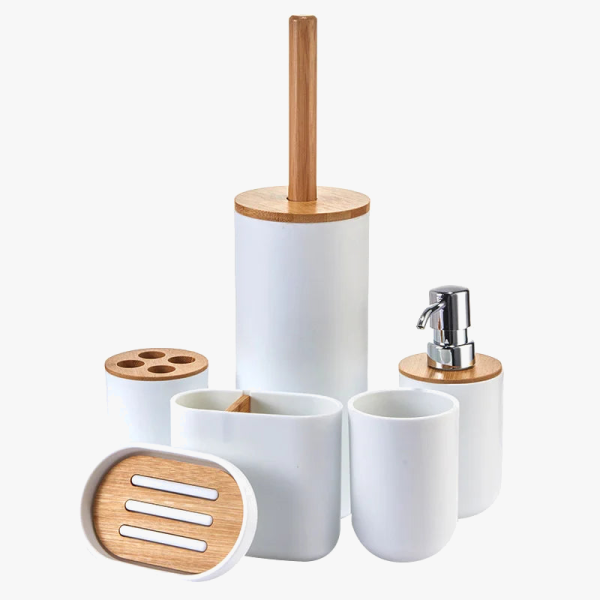 ensemble d'accessoires pour salle de bain