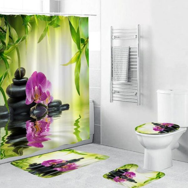 rideau de douche esprit zen