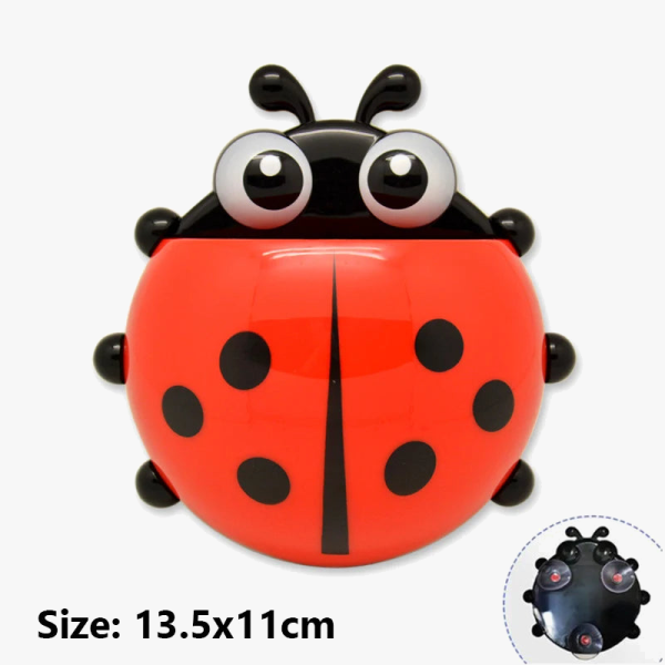 porte-brosse à dents coccinelle