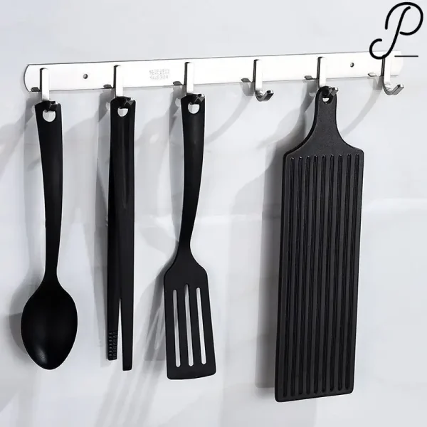 patère métal blanc robuste