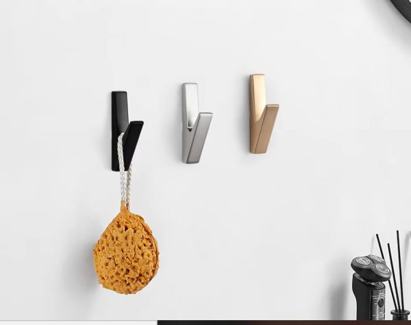 crochet mural en métal