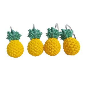 Anneau de rideau de douche tropical