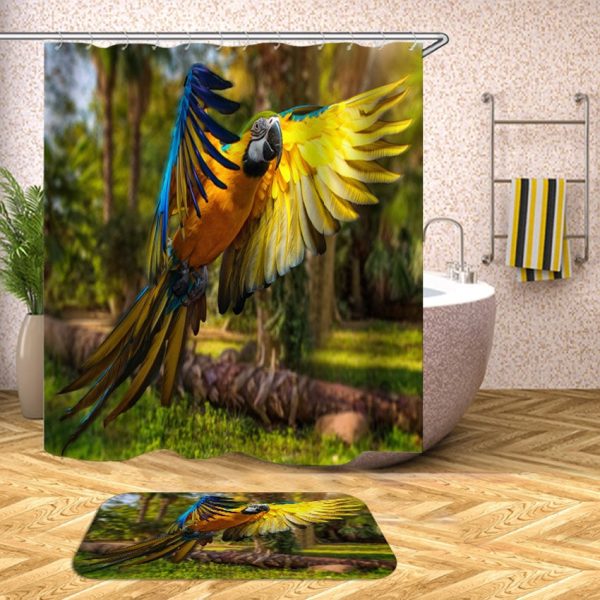 rideau de douche vibrant ara