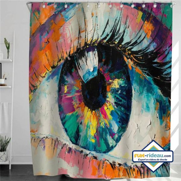 Rideau de Douche Original Oeil