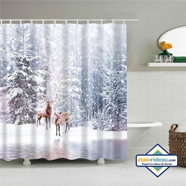 rideau de douche avec Bambi